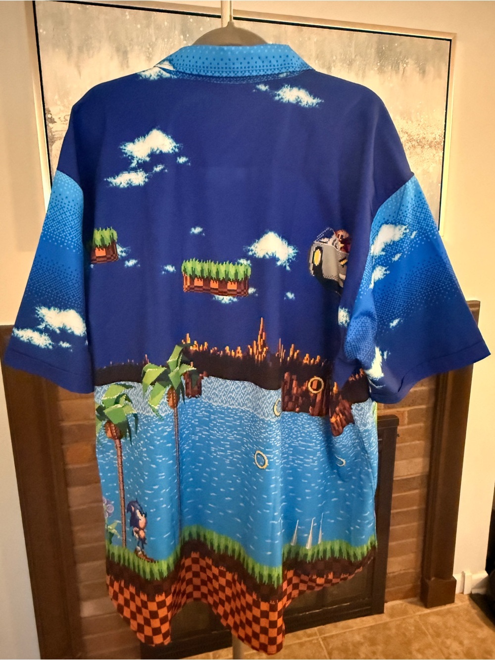 RSVLTS Sonic the Hedgehog Button-Down Camp Shirt - Picture 2 of 4